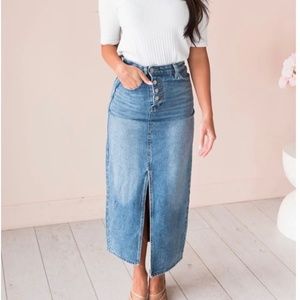 Denim skirt
